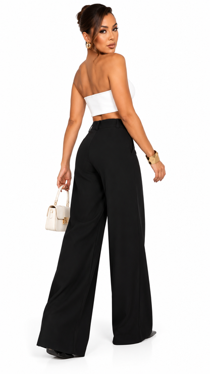 Calça Pantalona Alfaiataria Wide Leg