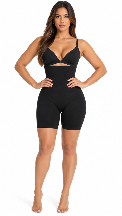 Short Modelador Cintura Alta ContourFit — Sem Costura, Levanta Bumbum