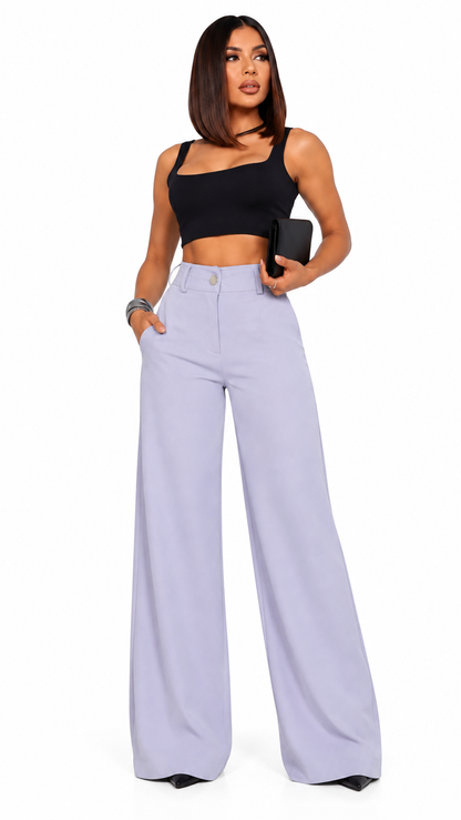 Calça Pantalona Alfaiataria Wide Leg