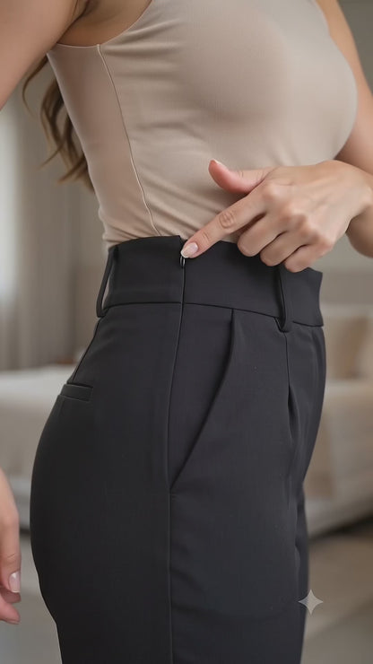 Calça Feminina Alfaiataria Cintura Alta