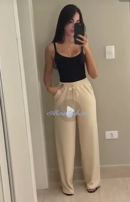 Camisola Sexy Feminina sem Bojo com Costas Abertas e Calcinha Regulável
